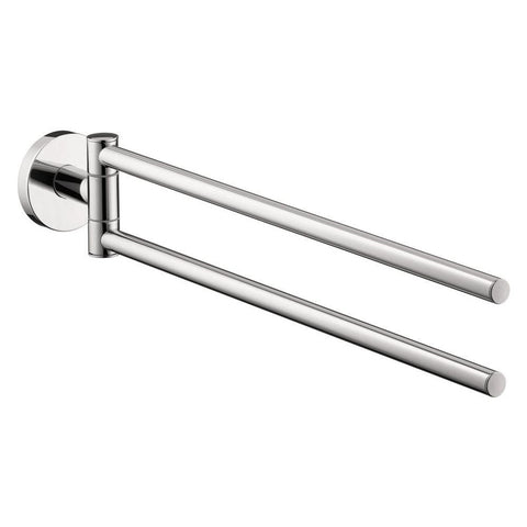 Hansgrohe Logis Towel Holder Twin-Handle Chrome 40512000