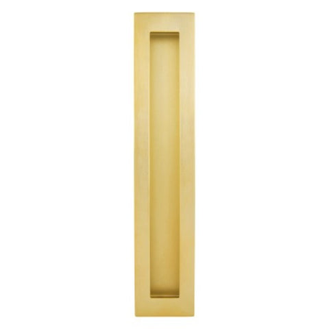 Gainsborough Flush Pull Rectangular 250mm Satin Brass 730FP250SB