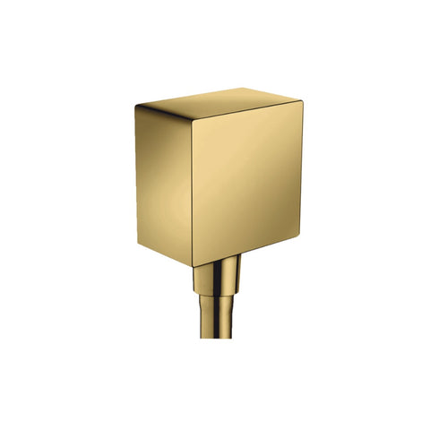 Hansgrohe Fixfit Square Wall Outlet Polished Gold Optic 26455993