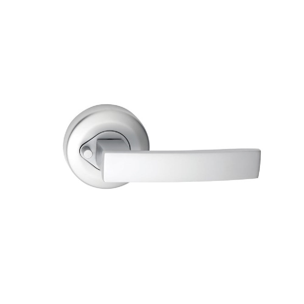 Gainsborough Neue Angular Privacy Smooth Round Satin Chrome 1915ANGSC