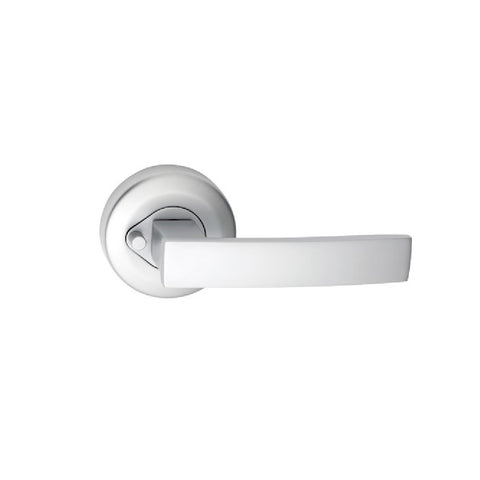 Gainsborough Neue Angular Privacy Smooth Round Satin Chrome 1915ANGSC