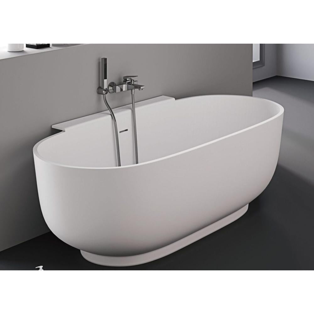 Kaskade Pure Abbey Back To Wall Bath 1700mm Matte White VX01-1700