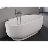 Kaskade Pure Abbey Back To Wall Bath 1700mm Matte White VX01-1700