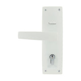 Gainsborough Trilock Urban Aurora Double Cylinder Entrance Lever Set White 8951AURWH