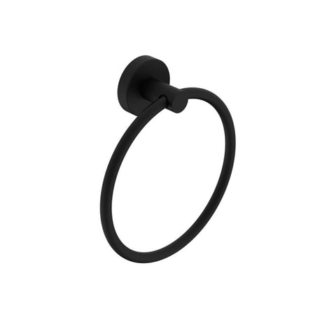 ADP Soul Hand Towel Ring Matte Black JACCSOUTRBK