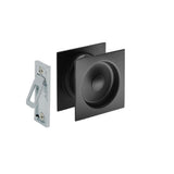 Gainsborough Passage Sliding Cavity Set Square Matte Black 386MBS
