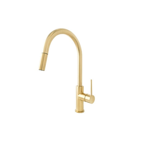 ADP Bloom Pull Kitchen Mixer Brushed Brass JTAPKPBLMBB