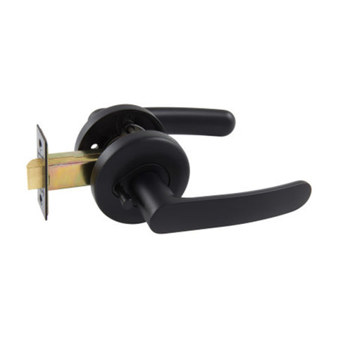 Gainsborough Contour Privacy 65mm Smooth Round Matte Black 1915CONAMB