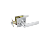 Gainsborough TradePro Bela Square Entrance Key In Lever Set Satin Chrome 1440PROSQBELSC