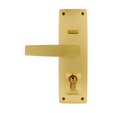 Gainsborough Trilock Urban Aurora Double Cylinder Entrance Lever Set Satin Brass 8951AURSB