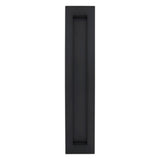 Gainsborough Flush Pull Rectangular 250mm Matte Black 730FP250MB