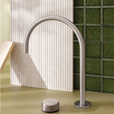 Phoenix Axia Hob Sink Mixer Set 220mm Gooseneck Brushed Nickel 117-7550-40-1