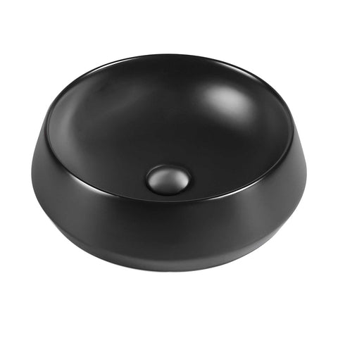 Seima Loni 375 Above Counter Basin Round 375x375mm (No Taphole) Matte Black 192965