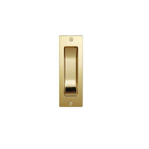 Gainsborough Flush Pull Rectangular Bright Gold 392BGS