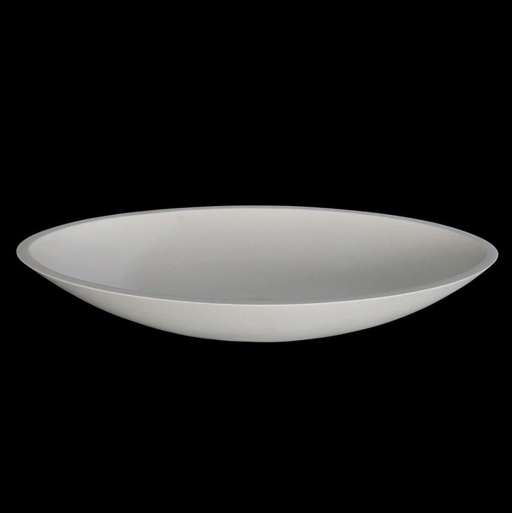Kaskade Pure Madrid Above Counter Elliptical Stone Basin 595mm Matte White VXA19-595-NIK9006NA