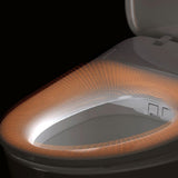 Mallow Smart Toilet Bidet Slim Seat (9 Functions) White