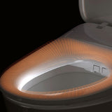 Mallow Smart Bidet Slim Toilet Seat S1 (9 Functions) White STS-01