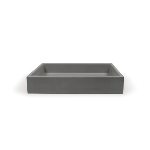 Nood Co Box Basin - Surface Mount (Mid Tone Grey) BX1-1-0-MG