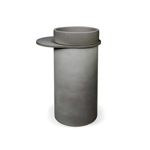 Nood Co Cynlinder - Bowl Basin (Mid Tone Grey) BL1-4-0-MG