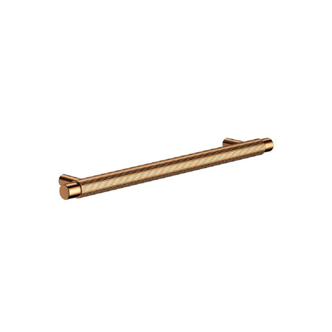 Meir Oppen Round Pull 200mm Cabinet Handle (Linear) Lustre Bronze MRCH-2P20N-PVDBZ
