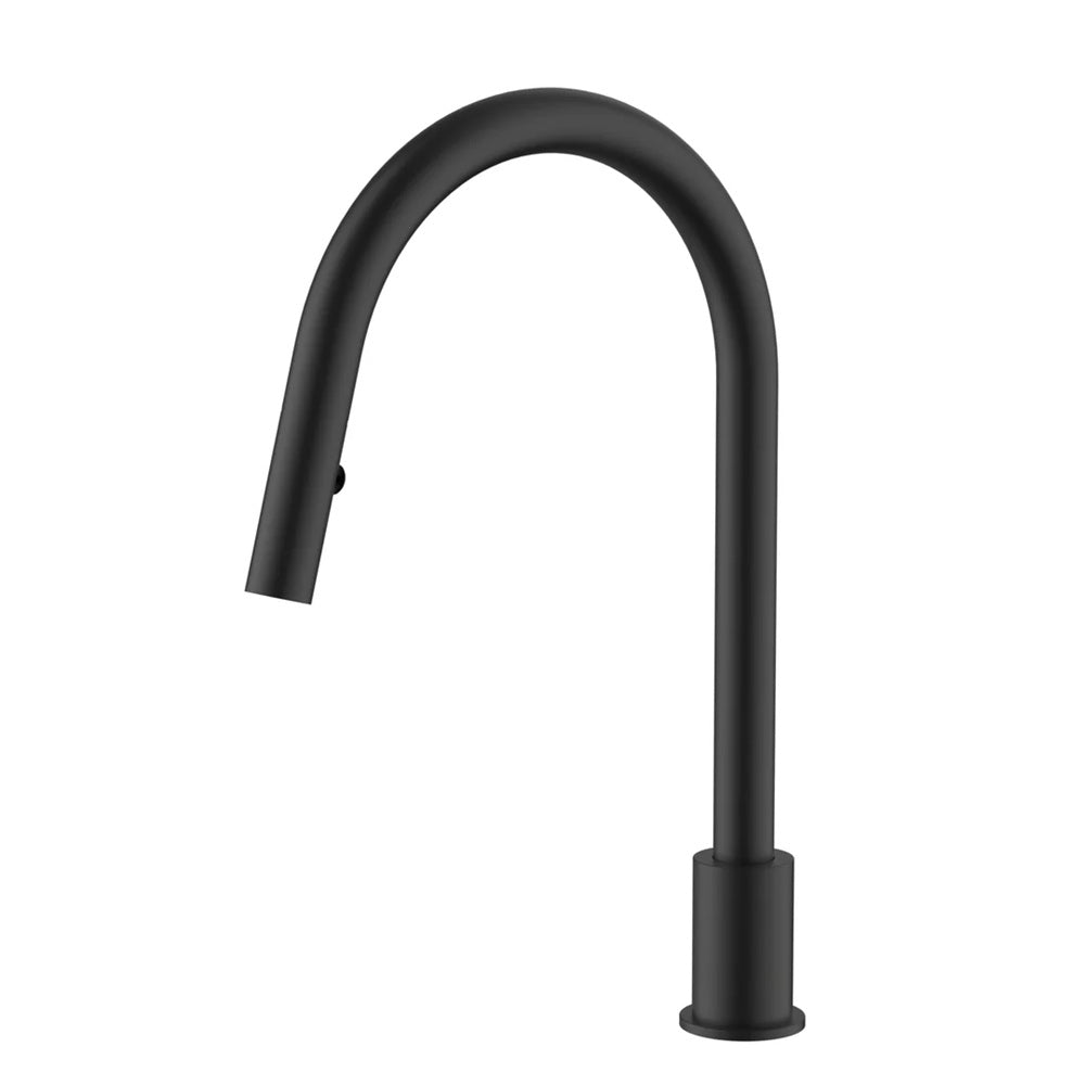 Meir Meir Kitchen Pull Out Hob Spout Matte Black MS18