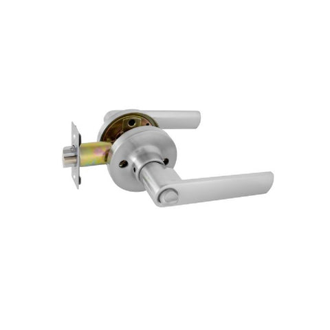 Gainsborough TradePro Bela Entrance Key In Lever Set Satin Chrome 1440PROBELSC
