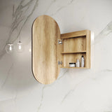 Otti Noosa LED Shaving Cabinet 900x450mm Premium Edition Natural Oak LED-SOV9045N-VP