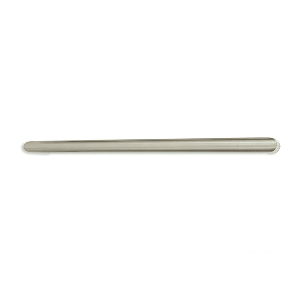 Radiant Round Non Heated Single Bar Towel Rail 650mm Cool Brushed Nickel NH-CBN-SBRTR-650