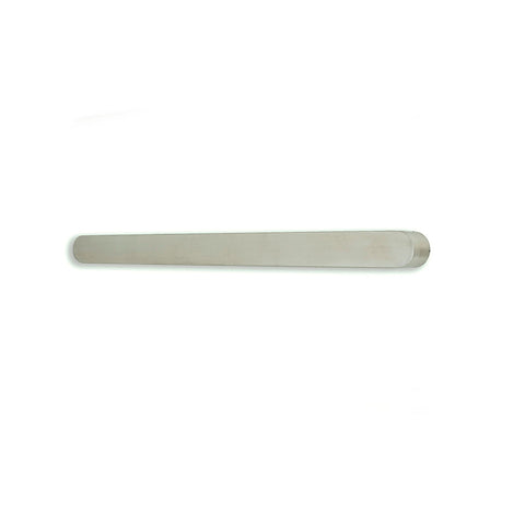 Radiant Non Heated Square/Round Single Bar Towel Rail 650mm Brushed Satin NH-BRU-ASPEN-650