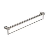 Nero Mecca Care 32mm Grab Rail With Towel Holder 900mm Brushed Nickel NRCR3230BBN