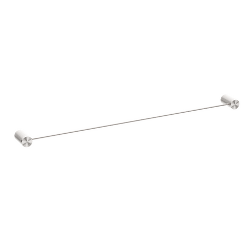 Nero Opal Single Towel Rail 800mm Brushed Nickel NR2530BN