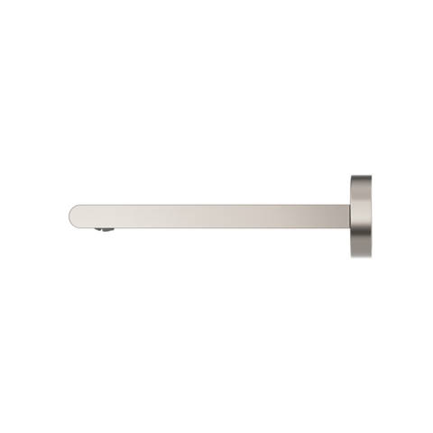Nero Bianca Fixed Basin/Bath Spout 240mm Brushed Nickel NR321503bBN