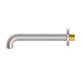 Nero Mecca Basin/Bath Spout Only 185mm Brushed Nickel NR221903c185BN