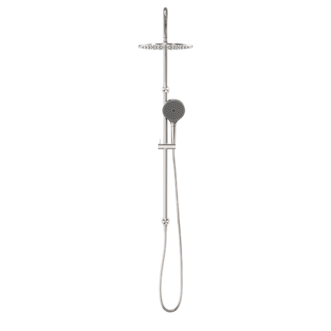 Nero Mecca Twin Shower With Air Shower II Brushed Nickel NR221905HBN
