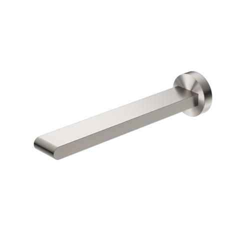 Nero Bianca Fixed Basin/Bath Spout 240mm Brushed Nickel NR321503bBN