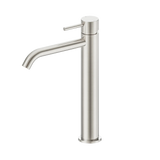Nero Dolce Ii Curved Spout Tall Basin Mixer Brushed Nickel 25B015BN
