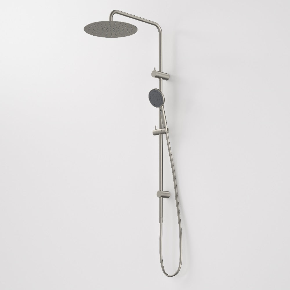 Caroma Urbane II Rail Shower with 300mm Overhead Brushed Nickel 99630BN3A