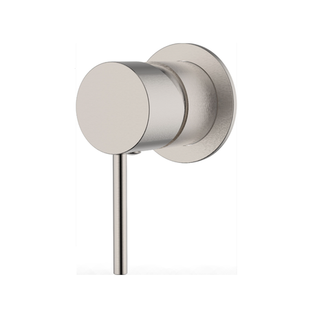 Ikon Hali Wall Mixer (Cover plate 60mm) Brushed Nickel HYB88-301BN-60MM