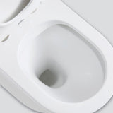 Fienza Isabella Wall Faced Pan Slim Seat (S Trap) & R&T In Wall Cistern (No Button) Gloss White K019A-R&T-2