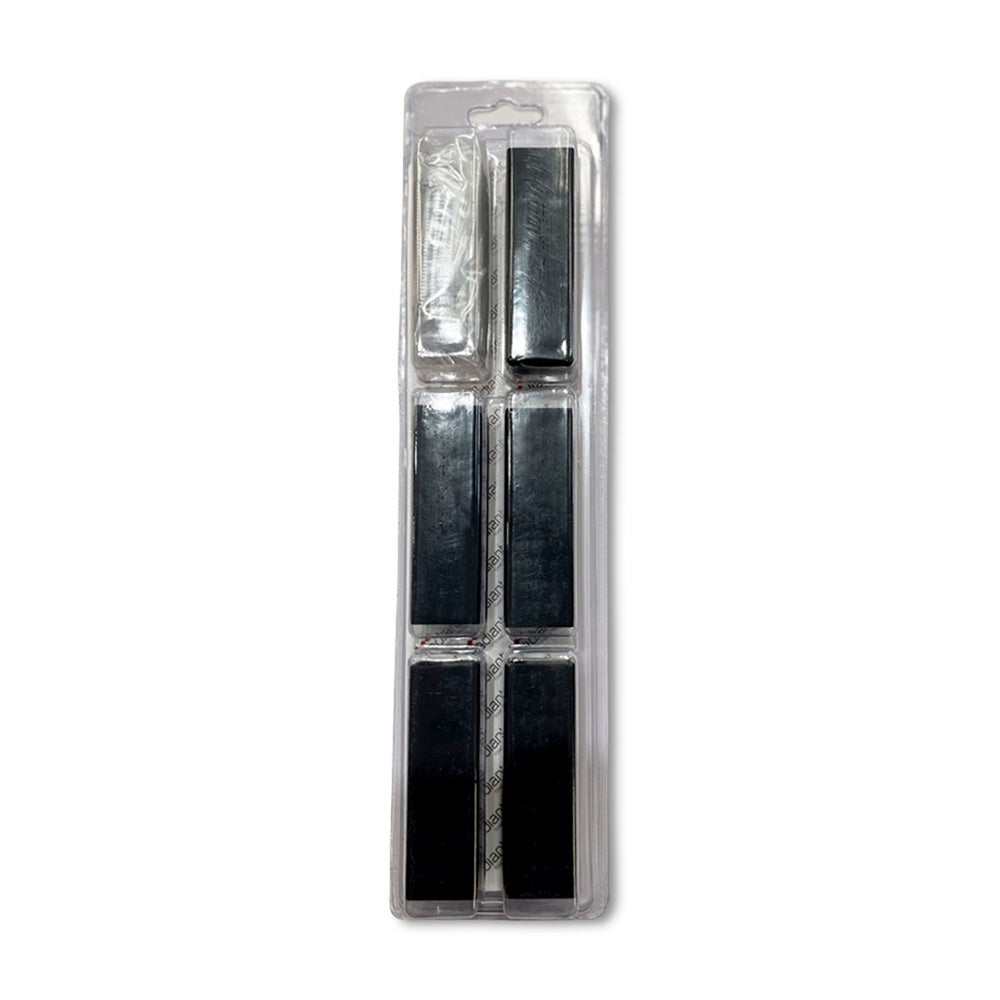 Radiant Round Full Set Brackets & Fixings 80mm Matte Black BLK-LR-BRACKETSET