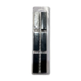 Radiant Square Full Set Brackets & Fixings 80mm Matte Black BLK-LS-BRACKETSET