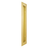 Gainsborough Flush Pull Rectangular 250mm Satin Brass 730FP250SB