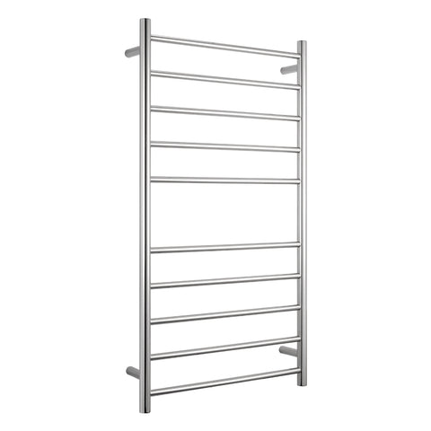 Radiant Polished 600 x 1100mm Round Heated Towel Rail (Right Wiring) RTR02RIGHT