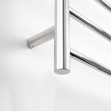 Radiant Polished 600 x 1100mm Round Heated Towel Rail (Right Wiring) RTR02RIGHT