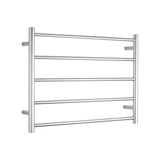 Radiant Polished 750 x 550mm Round Heated Towel Rail (Right Wiring) RTR03RIGHT