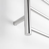 Radiant Polished 750 x 550mm Round Heated Towel Rail (Right Wiring) RTR03RIGHT