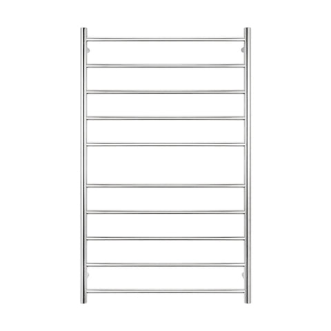 Radiant Polished 750 x 1200mm Round Heated Towel Rail (Left Wiring) RTR04LEFT