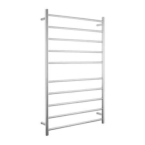 Radiant Polished 750 x 1200mm Round Heated Towel Rail (Right Wiring) RTR04RIGHT