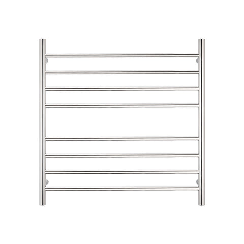 Radiant Polished 750 x 750mm Round Heated Towel Rail (Left Wiring) RTR06LEFT