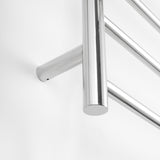 Radiant Polished 950 x 600mm Round Heated Towel Rail (Right Wiring) RTR07RIGHT